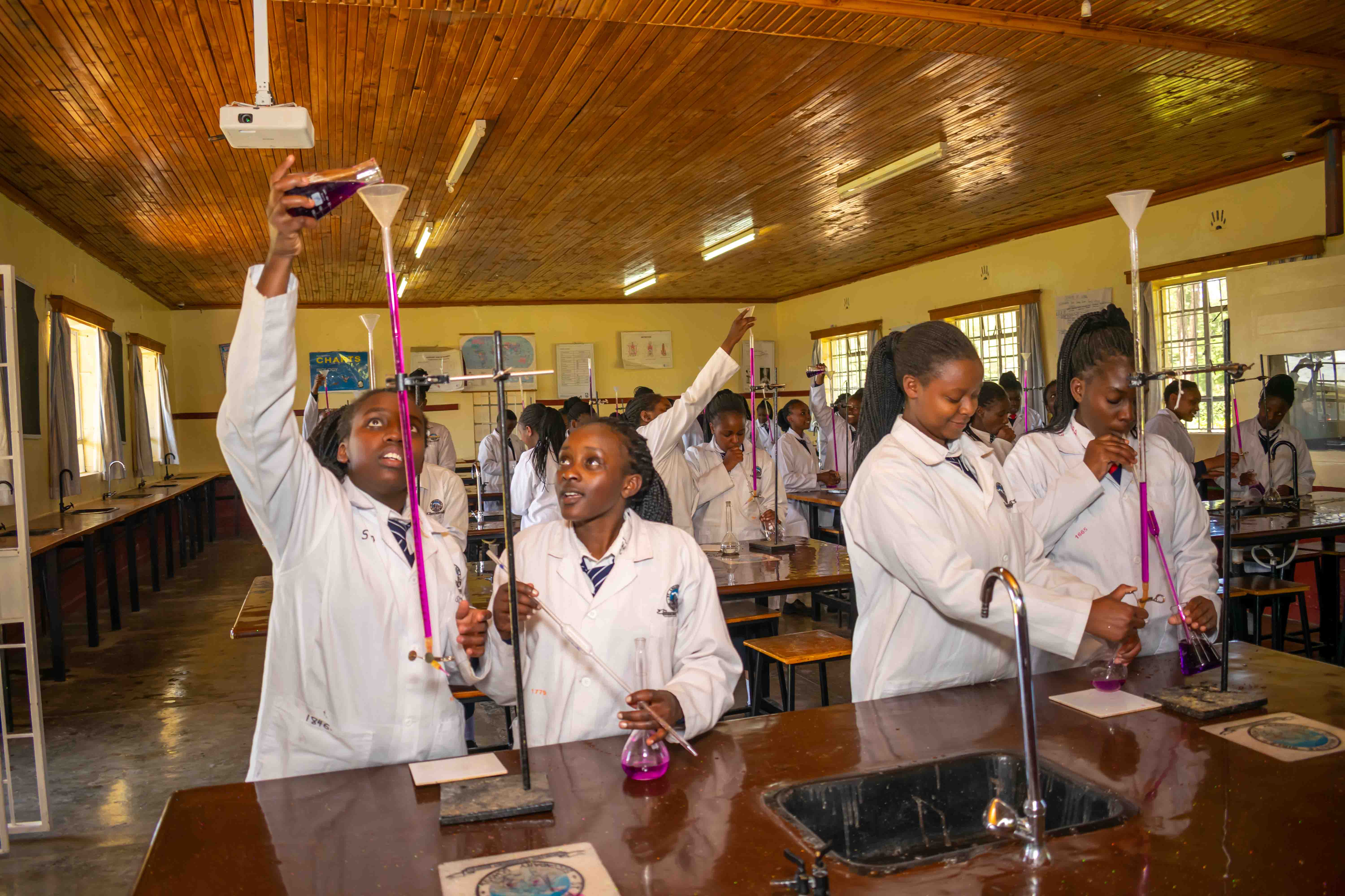 CBC learners at St. Anuarite Girls